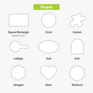 Stiker Vinyl Cetak Kustom Berbagai Bentuk Label Die Cut Tahan Minyak & Air Pengiriman Cepat Biaya Lebih Rendah Bahan Daur Ulang - Product Image 3