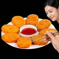 Croquettes à la mozzarella surgelées de style japonais, enrobées de panko, 60g, durée de conservation de 365 jours, semi-finies, Korokke, restauration, restaurant