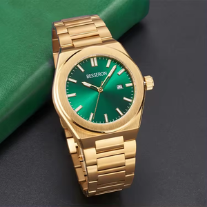 2025 nouveauté montre à Quartz pour hommes personnalisable or Rose 316L boîtier en acier inoxydable étanche japon mouvement direct ODM montre - Product Image 1