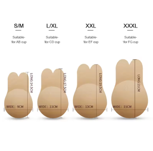ملصقات صدر بدون حمالات من السيليكون قابلة لإعادة الاستخدام قوية للغاية ، غطاء صدرية دفع غير مرئي للنساء ، ملحقات وسادة الملابس الداخلية - Product Image 2