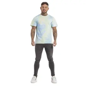 MAX新スタイル夏Tシャツ卸売メンズカジュアル絞り染めTシャツ中国製