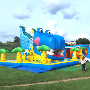 Надувная горка-слайдер для взрослых и детей: сухая, гигантская, длинная, для прыжков и лазания - Product Image 5