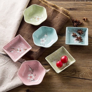 Tazones Cuadrados de Cerámica <span class=keywords><strong>Estilo</strong></span> Japonés Ecológicos para <span class=keywords><strong>Sushi</strong></span>, Platos para Salsas y Guarniciones - Product Image 3