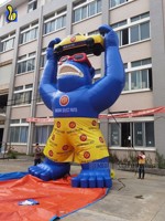 Logo personnalisé Voitures Vente Publicité Gonflable Gorille Géant Ballon avec Voiture