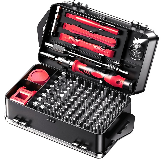 15 in 1 Magnetic Precision Screwdriver Set Repair Master Tool Kit for PC Laptop Console Smartphone Watch Glasses Maintenance