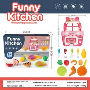 Juego <span class=keywords><strong>de</strong></span> Juguetes <span class=keywords><strong>de</strong></span> Cocina <span class=keywords><strong>de</strong></span> Plástico para Niños MILI, Modelo Nuevo, con Frutas, Verduras y Mesa <span class=keywords><strong>de</strong></span> Comedor - Product Image 5