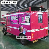 Carrito de Comida Eléctrico de Acero Inoxidable Personalizable Estilo Vintage para Helados, Dulces y Chips, Servicio de Comida Rápida, Resistente al Óxido