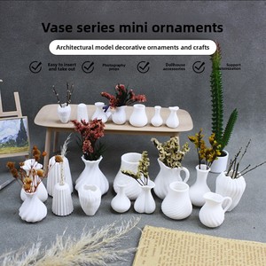 EN STOCK Miniature Vase <span class=keywords><strong>Ameublement</strong></span> Décoration Mini Pot De Fleur Mini PLA Pot Micro Paysage <span class=keywords><strong>Maison</strong></span> De Poupée Accessoires - Product Image 5