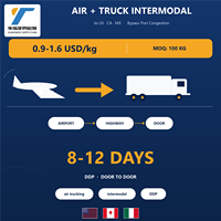 Service d'agent de transport de fret aérien et routier DDP de la Chine vers les États-Unis, le Canada et le Mexique, livraison porte-à-porte