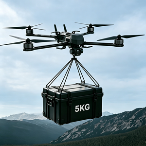 Dron FPV Z13D de 13 pulgadas con alcance de 15 km, 5 kg de carga útil, GPS, IA, cámara térmica 8K, profesional, para carreras RC, juego completo con accesorios. - Product Image 1