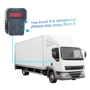 Sensor de Estacionamento com Alarme de Ponto Cego Ajustável, Radar BSD, Alto-falante de Alarme Lateral, LED Vermelho à Prova d'Água para Pedestres - Product Image 5