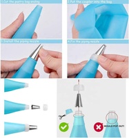 Nouveau kit de décoration de cupcakes DIY, fournitures de pâtisserie avec des embouts pour glaçage et des outils pour la décoration de gâteaux