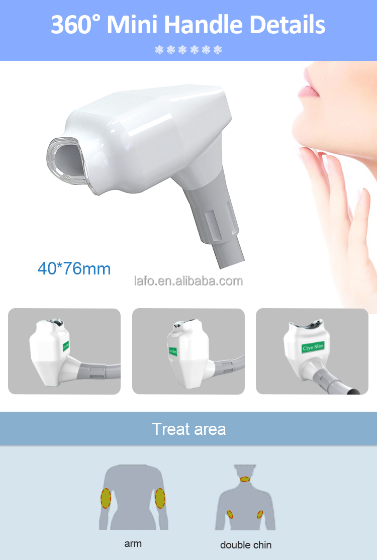 Non Invasive 5 cryo Handles Slimming Cryolipolysis 360 Fat Reduction Slimming Criolipolisis Machine LF-245D