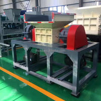 Déchiqueteur hydraulique puissant à double arbre pour le recyclage du papier, du bois, du métal et du plastique, idéal pour les centres de recyclage