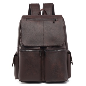 Nouveau Sac à Dos Rétro en <span class=keywords><strong>Cuir</strong></span> PU Durable Grande Capacité Tendance Cool pour Étudiants Sac d'École Décontracté <span class=keywords><strong>Homme</strong></span> Femme Voyage 37 - Product Image 5