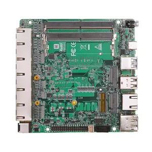 Scheda madre Piesia 6*2.5G Lan Firewall Pfsense 12th/13th Gen Core i3 i5 i7 X86 Industrial Nano ITX scheda madre con 2 * M.2 TPM2.0