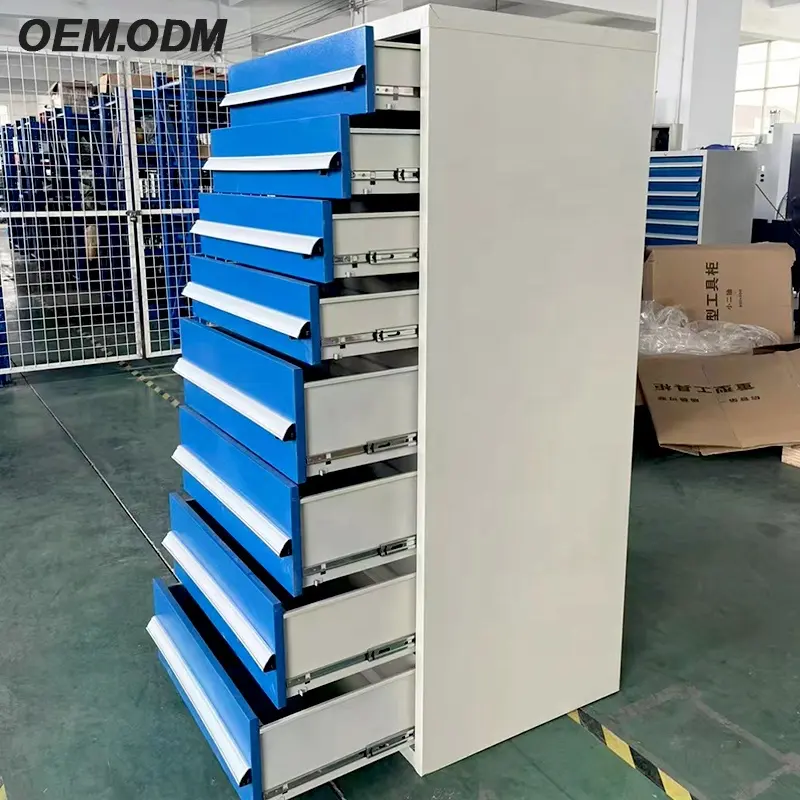 OEM factory 162cm Metal Tool Mastery Chest Cabinet tool storage cabinet 8 drawer tool cabinet with drawers