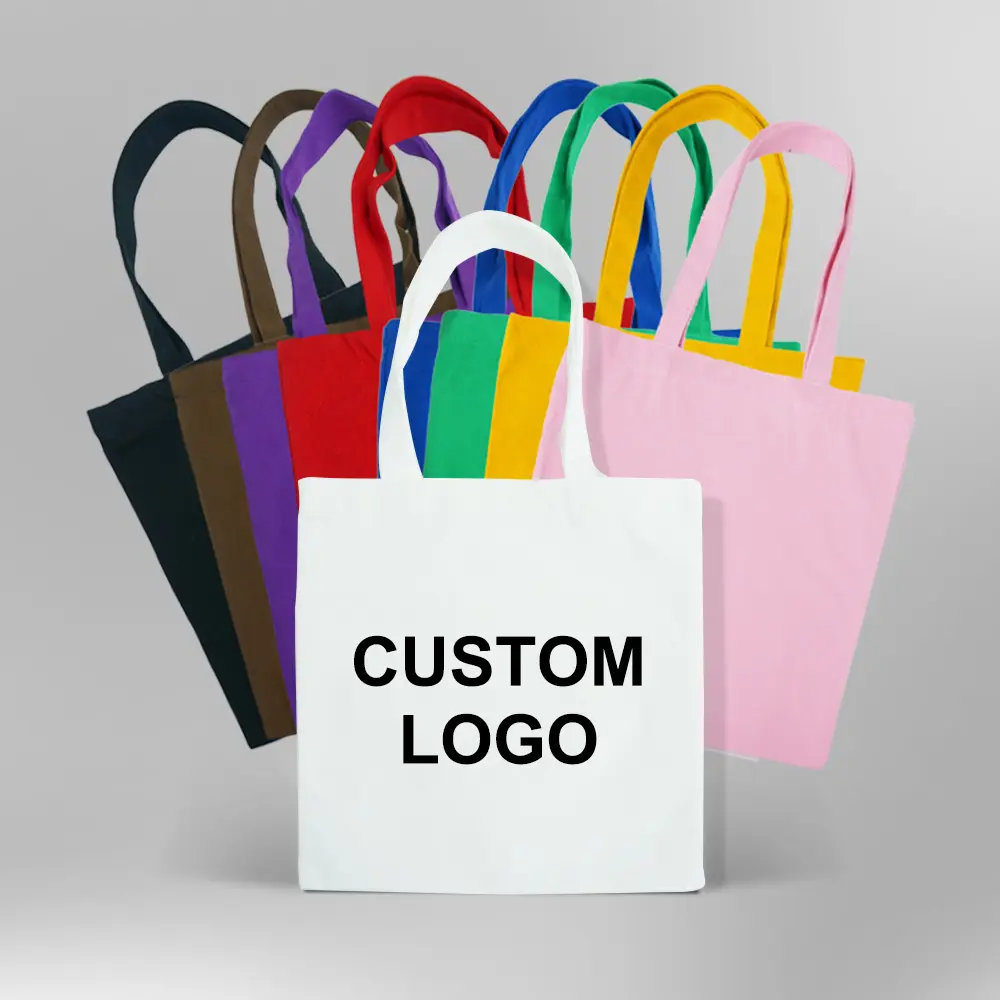 Alışveriş çantası s toptan düz organik kullanımlık katlanabilir özel tasarım baskı pamuk tuval Tote çanta plaj alışveriş çantası Logo ile