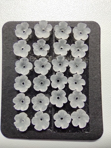10 pierres précieuses luxueuses multi-taille en Quartz naturel, pièces détachées, taillées de fleurs, en vrac, pour Souvenir - Product Image 3
