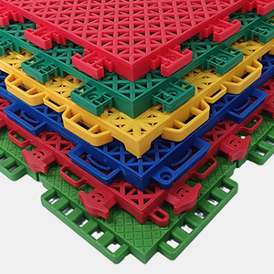 Tùy chỉnh PP gạch Thể Thao Di động Tòa Án gạch nhựa tạm thời bóng rổ sàn ngoài trời - Product Image 1