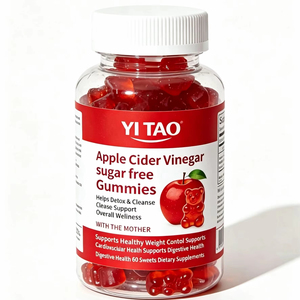 Apple Cider Vinegar Gummies with Mother, Detox & Weight Management Support, Vegan ACV Gummy Supplement for Adults, 60 Count - Product Image 1