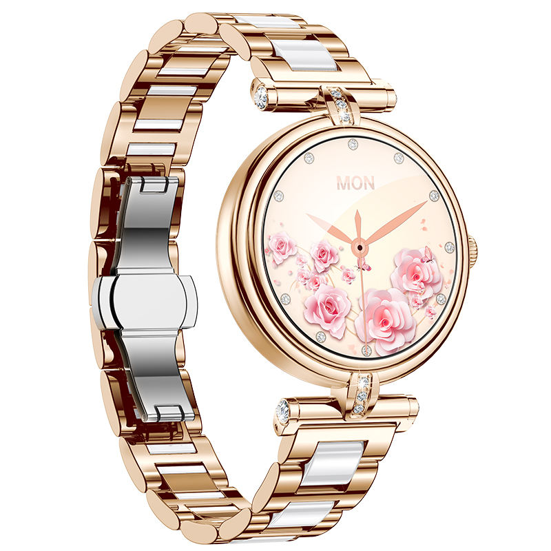 2026 AK62 Ladies Smart Watch 1.09Inch Screen BT Calling Sport Health Monitoring Sleep Tracker Message Reminder Smart Watch