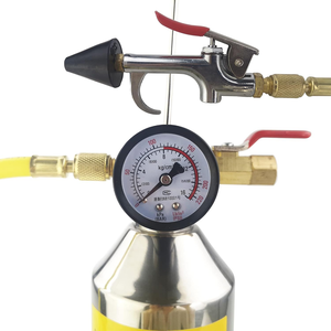 ชุดเครื่องมือทำความสะอาดระบบเครื่องปรับอากาศรถยนต์ พร้อมกระบอกฉีดล้าง สำหรับน้ำยา <span class=keywords><strong>R12</strong></span> R22 R134A R404 พร้อมเกจวัดแรงดัน 220PSI อุปกรณ์ต่อสายลม และสายยาง - Product Image 3