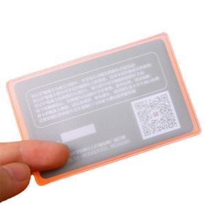 Porte-carte d'identité transparent en PVC, porte-carte bancaire, porte-carte de bus étudiant, porte-carte givré vierge - Product Image 5