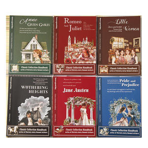 20 Sheets/pack Classic Literature Collector's Series Literary <strong>Story</strong> Theme Holiday Decoration Sticker <strong>Book</strong> Character Collage - Product Image 5