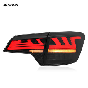 Feux arrière de voiture Jushun pour Nissan Terra 2018-2023, LED dynamiques, clignotants noirs - Product Image 1