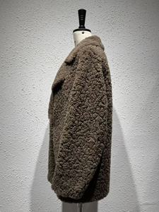Abrigo Clásico de Mujer en Piel Sintética Marrón Rizada, Chaqueta Estilo Teddy Cálida y de Alta Densidad que No Suelta Pelo, Ropa de Invierno con Botones a Presión - Product Image 2