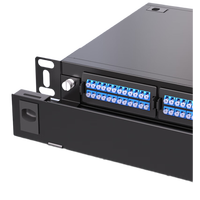 Châssis ODF modulaire 2U 19 pouces coulissant pour panneau de brassage de fibres MPO 144 ports LC Duplex, certifié REACH SVHC pour centre de données
