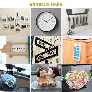 Rõ ràng <span class=keywords><strong>Nano</strong></span> Băng mạnh mẽ hai mặt nhiệm vụ nặng nề có thể tháo rời Acrylic áp lực lưu trữ nhà tường trang trí duy trì cố định - Product Image 6