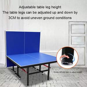 Table de <span class=keywords><strong>ping</strong></span>-<span class=keywords><strong>pong</strong></span> mobile d'intérieur professionnelle avec roulettes pour l'école, la maison, la salle de sport, l'entraînement et l'exercice - Product Image 1