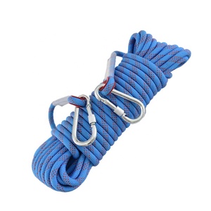 Manufacturer Outdoor colored climbing rope 9mm/10.5mm/12mm/14mm high altitude static 8 mm climbing rope specification