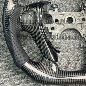 Nuevo producto, venta al por mayor, volante de fibra de carbono de cuero perforado adecuado para volante Odyssey Accord - Product Image 2