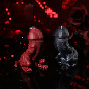 Bougie parfumée à la cire de soja à basse température, bougie de massage romantique pour couple, facile à nettoyer, sans danger pour la peau, ornement décoratif - Product Image 1