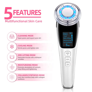 2025 Nóng Và Lạnh Nhà Khác Vẻ Đẹp Thiết Bị Vẻ Đẹp Trên Khuôn Mặt Mỏng Khuôn Mặt Thiết Bị Tốt Nhất Chăm Sóc Da Công Cụ Thiết Bị - Product Image 5