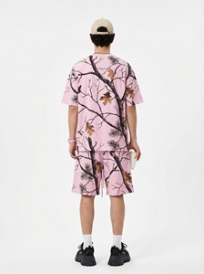 Nuovo Completo Estivo da Uomo: T-shirt a Maniche Corte con Stampa Camouflage 3D e Pantaloncini, Stile Hip Hop, Asciugatura Rapida - Product Image 2