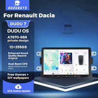 DUDUAUTO DUDU7 Reproductor multimedia con CarPlay para Renault Dacia Duster, Sandero, Dokker, Logan, Lodgy, Captur y Symbol