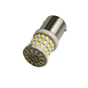 1156 BA15S <span class=keywords><strong>P21W</strong></span> BAU15S PY21W 1157 BAY15D ceramica 57 SMD 3014 <span class=keywords><strong>LED</strong></span> 0.33A Auto segnale di girata del freno drl luci di arresto lampadine 12 V-20 V - Product Image 3