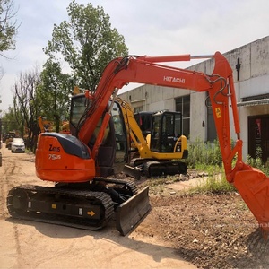 Mini excavadora usada original Hitachi ZX75 de 7 toneladas, Modelo 2020, motor importado, buen estado - Product Image 5