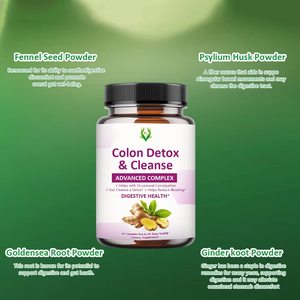 Capsules Détox Colon à Marque Blanche, Très Vendues, Complexe Avancé, Favorisent la Santé Digestive, Améliorent l'Immunité pour Adultes - Product Image 3