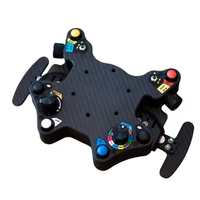 Volant en fibre de carbone 3k forgé sur mesure à haute température pour volant de voiture de course pour poignée de jeu