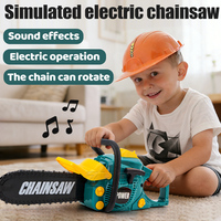 Juego de Herramientas de Juguete de Simulación Zhorya con Sonido Realista, Juego de Herramientas de Bricolaje para Niños, Motosierra