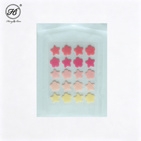 20 patchs hydrocolloïdes multicolores en forme de fleur pour l'acné, à action rapide, apaisants, rajeunissants, autocollants couvrants pour les imperfections, directement de l'usine