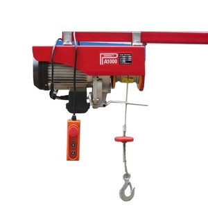 Prix ​​bas Nouveau Treuil électrique portable monophasé 220V AC Mini Treuil à câble en acier 1000kg Utilisation domestique - Product Image 2