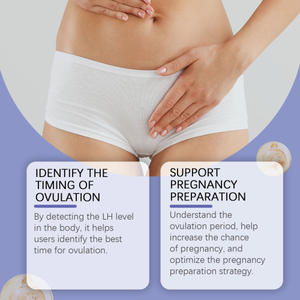 Laniska는 여성의 체주기 색상 개발을 이해하도록 도와줍니다 명확한 휴대용 시험지 - Product Image 4