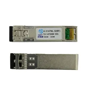 10Gbps SFP + CWDM 송수신기 조정 가능한 CWDM 모듈 SMF 80km LC