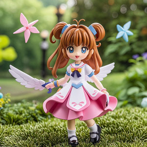 ฟิกเกอร์อนิเมะซากุระเวทมนตร์ โมเดลสะสม PVC ธีมแฟนตาซี ตัวละครหญิง ของตกแต่งโต๊ะ อายุ 12 ปีขึ้นไป อนิเมะญี่ปุ่น - Product Image 1